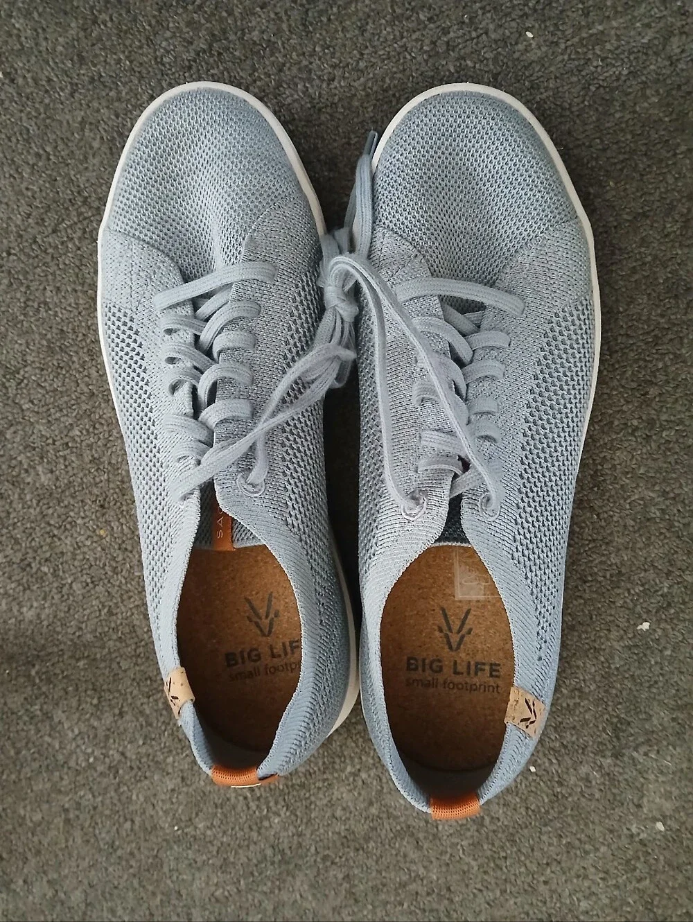 SAOLA Men's Cannon Knit II Gray Sneakers Size 9.5
